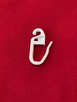 Gardinenhaken mit Klips-Öse
