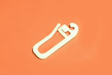 Gardinenhaken (lang) mit Klips-Öse