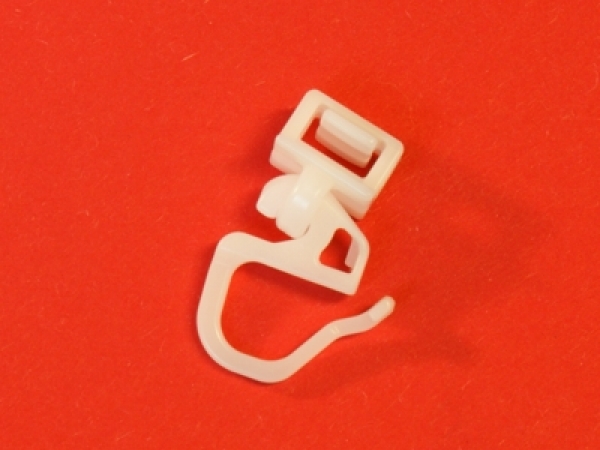 "Klick"-Gleiter mit kurzem Haken