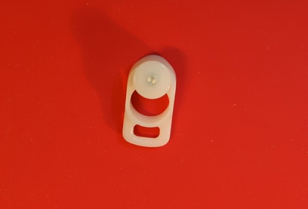 stabiler Objektroller mit Öse, Rollendurchm. 10 mm