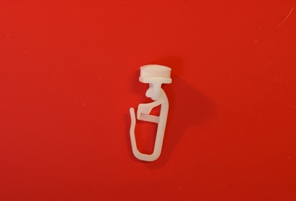 Gleiter mit beweglichem Faltenhaken, lang