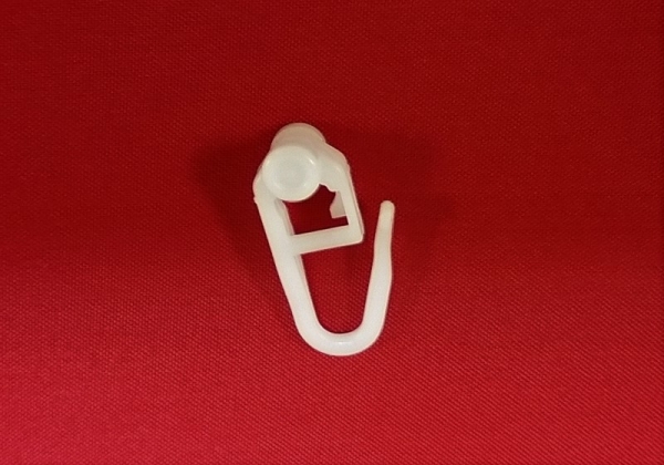 Innenlaufrolle mit Faltenhaken, Rollendurchm. 6 mm